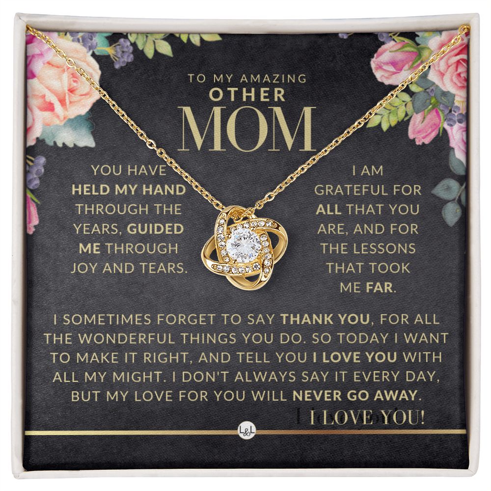 An Other Mom Gift - Present for Stepmom, Bonus Mom, Second Mom, Unbiological Mom, or Other Mom - Great For Mother's Day, Christmas, Her Birthday, Or As An Encouragement Gift