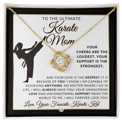 Karate Mom (female) Gift - Ultimate Sports Mom Gift Idea - Great For Mother's Day, Christmas, Her Birthday, Or As An End Of Season Gift - Liliana and Liam