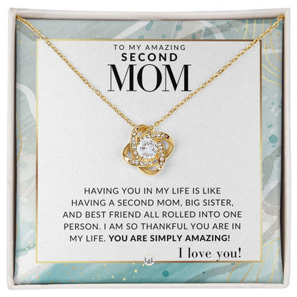 Amazing Second Mom Gift - Present for Stepmom, Bonus Mom, Second Mom, Unbiological Mom, or Other Mom - Great For Mother's Day, Christmas, Her Birthday, Or As An Encouragement Gift - Liliana and Liam