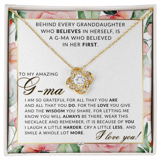 G-Ma Gift From Granddaughter - Thoughtful Gift Idea - Great For Mother's Day, Christmas, Her Birthday, Or As An Encouragement Gift