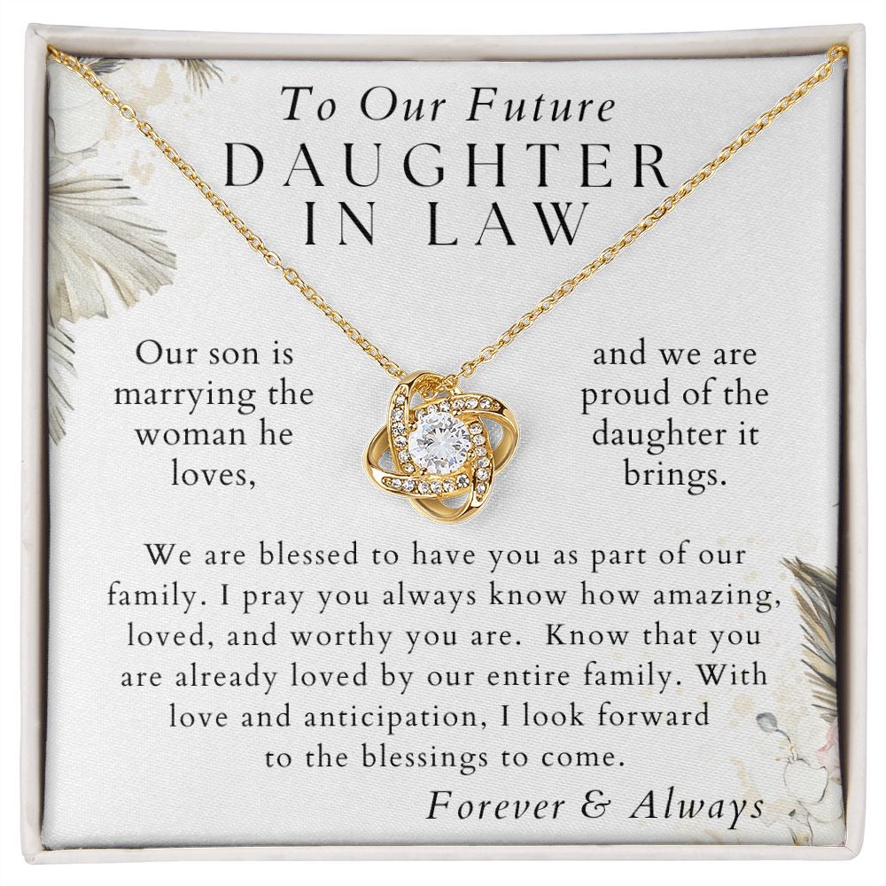 We Are Blessed - Gift for Future Daughter in Law - From Future In Laws - From In Laws - Wedding Present, Christmas Gift, Birthday Gifts for Her
