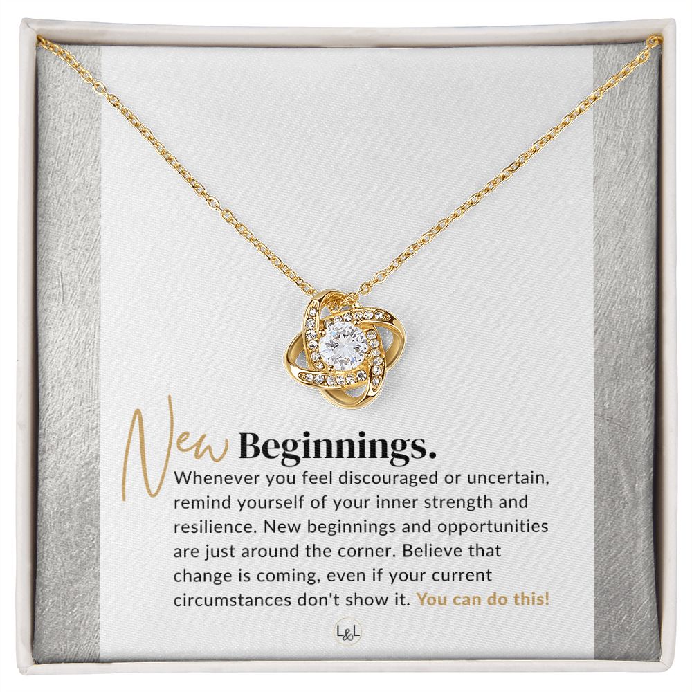 New Beginnings Gift - Empowering, Motivational, Strength - Inspirational Present For You or A Friend - Fresh Start - Gift of Encouragement