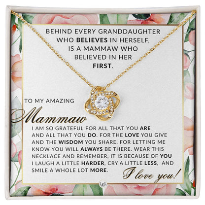 Mammaw Gift From Granddaughter - Thoughtful Gift Idea - Great For Mother's Day, Christmas, Her Birthday, Or As An Encouragement Gift - Liliana and Liam