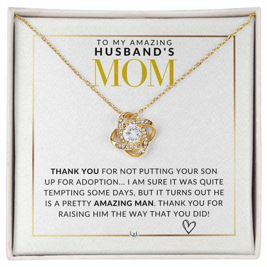 Husband's Mom - Great For Mother's Day, Christmas, Her Birthday, Or As An Encouragement Gift