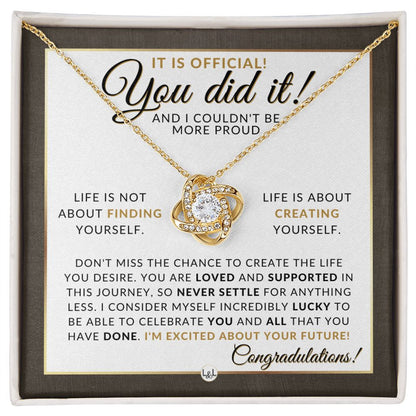 College Graduation Party Gift For Her - I Am Proud - Graduation Gift Idea For Her