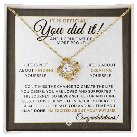 College Graduation Party Gift For Her - I Am Proud - 2024 Graduation Gift Idea For Her