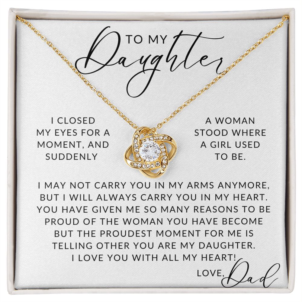 You Are MY Daughter - To My Daughter (From Dad) - Father to Daughter Gift - Christmas Gifts, Birthday Present, Graduation Necklace, Valentine's Day