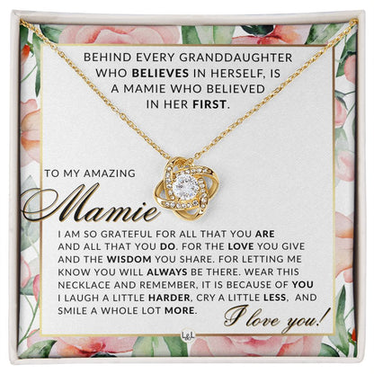 Mamie Gift From Granddaughter - Thoughtful Gift Idea - Great For Mother's Day, Christmas, Her Birthday, Or As An Encouragement Gift - Liliana and Liam
