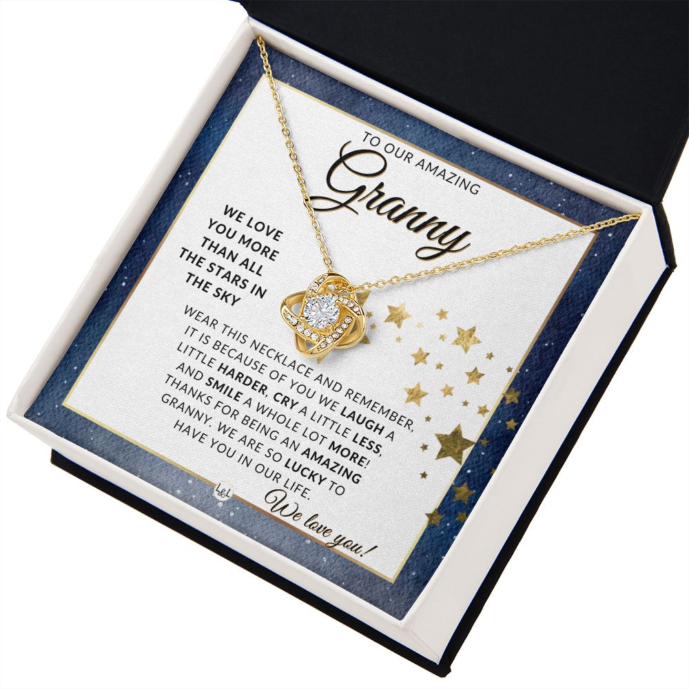 Our Granny Gift - Meaningful Necklace - Great For Mother's Day, Christmas, Her Birthday, Or As An Encouragement Gift