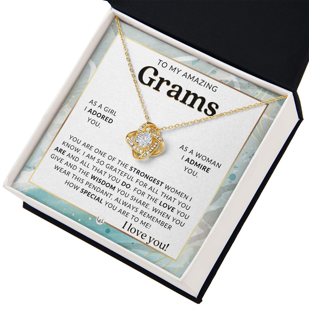 Grams Gift From Granddaughter - Sentimental Gift Idea - Great For Mother's Day, Christmas, Her Birthday, Or As An Encouragement Gift