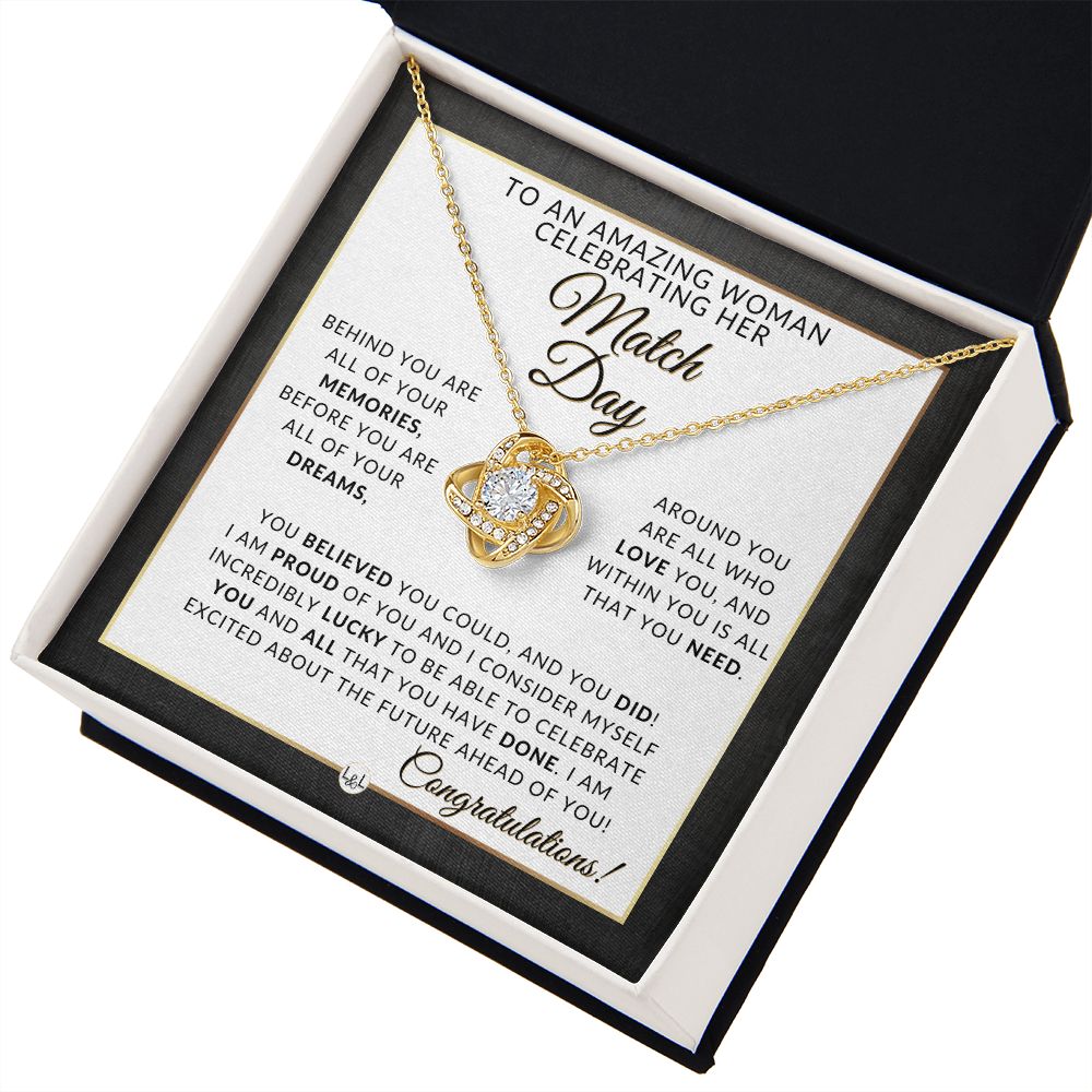 Celebrate the Journey: Match Day Necklace for Medical Students, Medical Student Graduation, Resident Doctors Gift, Residency Match Day Gift, Happy Match Day 2024  - Gift Idea For Her