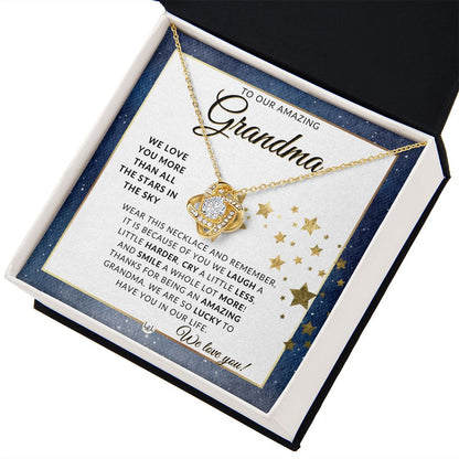 Our Grandma Gift - Meaningful Necklace - Great For Mother's Day, Christmas, Her Birthday, Or As An Encouragement Gift