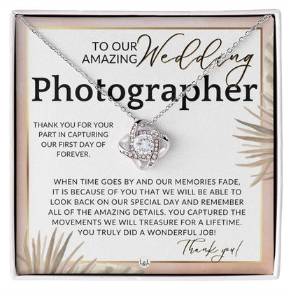 Wedding Photographer Gift - Thank You From The Couple - Gratitude Gift, Token of Appreciation , Pink Floral and Boho Wedding Theme - Liliana and Liam