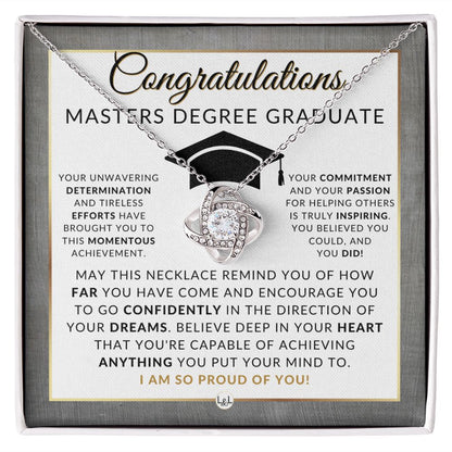 Graduation Gifts For Her For Masters Degree Graduate - Graduation Gift Idea For Her - Liliana and Liam