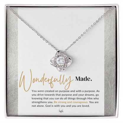 Wonderfully Made - Best Friend Gift To Celebrate New Beginnings - Empowering, Motivational, Strength - Inspirational Christian Gift of Encouragement