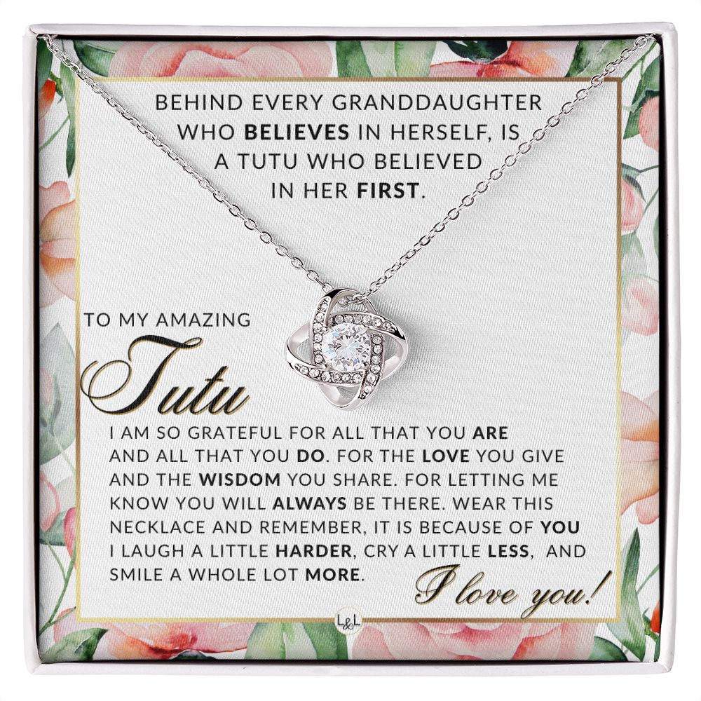 Tutu Gift From Granddaughter - Thoughtful Gift Idea - Great For Mother's Day, Christmas, Her Birthday, Or As An Encouragement Gift - Liliana and Liam