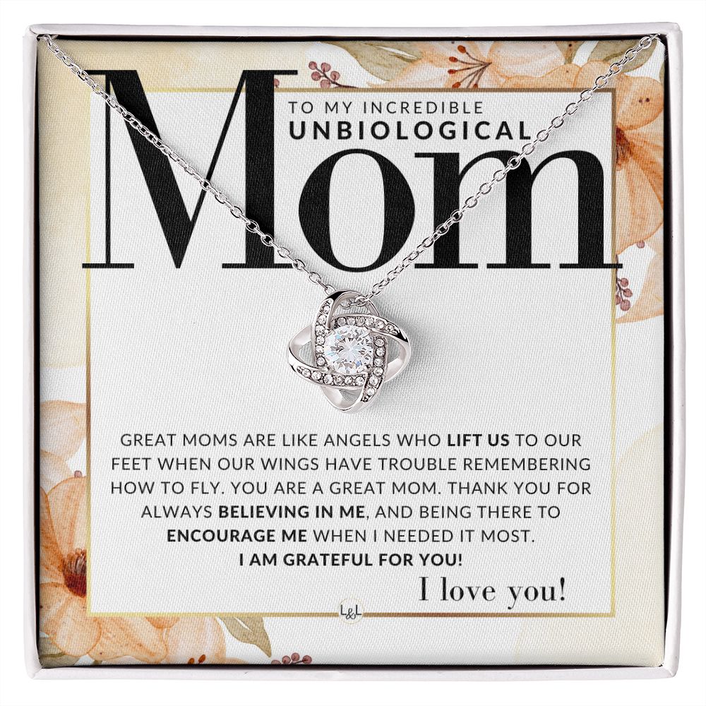 Unbiological Mom Gift - Present for Stepmom, Bonus Mom, Second Mom, Unbiological Mom, or Other Mom - Great For Mother's Day, Christmas, Her Birthday, Or As An Encouragement Gift