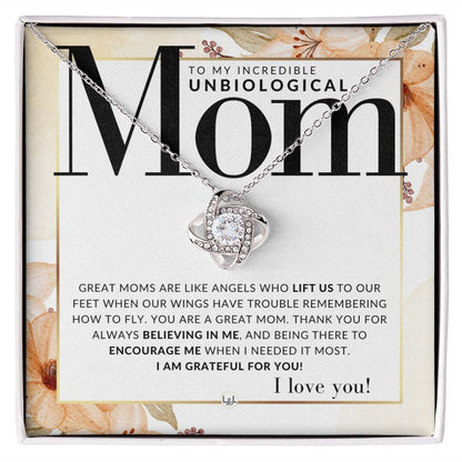 Unbiological Mom Gift - Present for Stepmom, Bonus Mom, Second Mom, Unbiological Mom, or Other Mom - Great For Mother's Day, Christmas, Her Birthday, Or As An Encouragement Gift - Liliana and Liam
