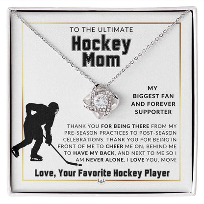 Hockey Mom Pendant Necklace - MVP Collection, Unique Gift Idea - Liliana and Liam