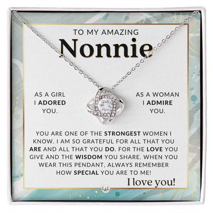 Nonnie Gift From Granddaughter - Sentimental Gift Idea - Great For Mother's Day, Christmas, Her Birthday, Or As An Encouragement Gift - Liliana and Liam