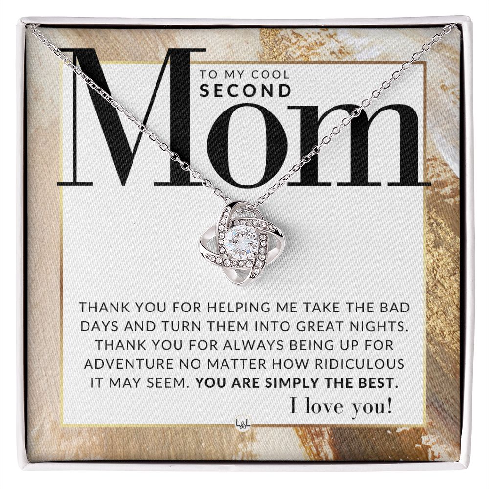 Gift For Second Mom - Present for Stepmom, Bonus Mom, Second Mom, Unbiological Mom, or Other Mom - Great For Mother's Day, Christmas, Her Birthday, Or As An Encouragement Gift