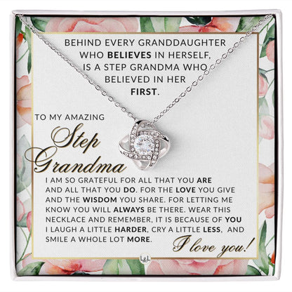 Step Grandma Gift From Granddaughter - Thoughtful Gift Idea - Great For Mother's Day, Christmas, Her Birthday, Or As An Encouragement Gift - Liliana and Liam