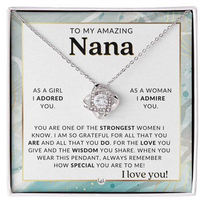 Nana Gift From Granddaughter - Sentimental Gift Idea - Great For Mother's Day, Christmas, Her Birthday, Or As An Encouragement Gift - Liliana and Liam