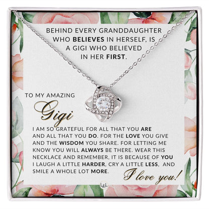 Gigi Gift From Granddaughter - Thoughtful Gift Idea - Great For Mother's Day, Christmas, Her Birthday, Or As An Encouragement Gift - Liliana and Liam