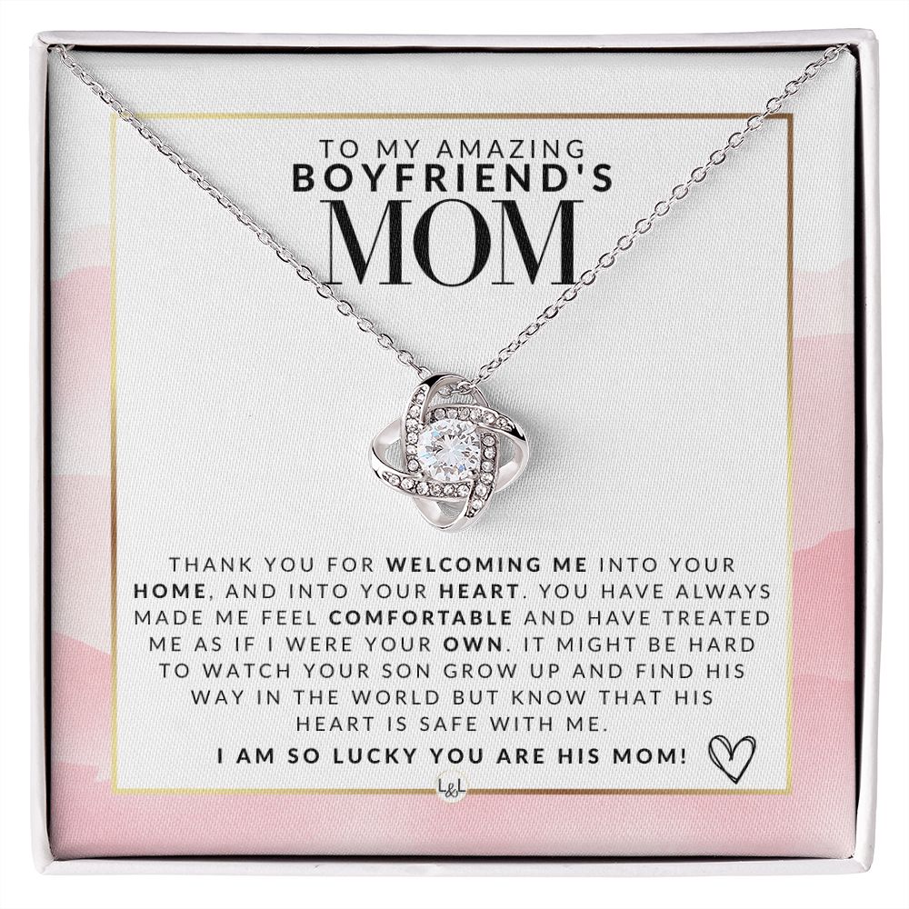 To My Boyfriend's Mom Necklace Gift for My 