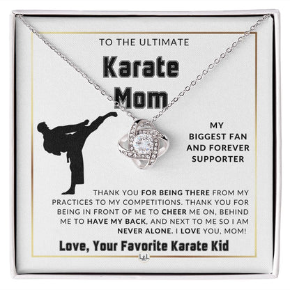 Karate Mom Gift - Male Karate Kid - Sports Mom Gift Idea - Great For Mother's Day, Christmas, Her Birthday, Or As An End Of Season Gift - Liliana and Liam