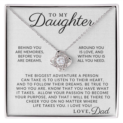 You Got What It Takes - To My Daughter (From Dad) - Father to Daughter Gift - Christmas Gifts, Birthday Present, Graduation Necklace, Valentine's Day