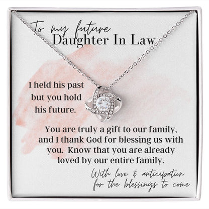 For Blessings To Come - To My Future Daughter In Law - Gift From Mother In Law -  Necklace - Christmas Gifts, Birthday Present, Engagement Gift, Wedding Present