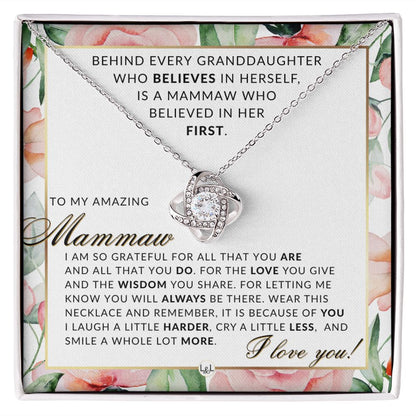 Mammaw Gift From Granddaughter - Thoughtful Gift Idea - Great For Mother's Day, Christmas, Her Birthday, Or As An Encouragement Gift - Liliana and Liam