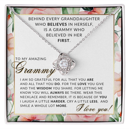Grammy Gift From Granddaughter - Thoughtful Gift Idea - Great For Mother's Day, Christmas, Her Birthday, Or As An Encouragement Gift - Liliana and Liam