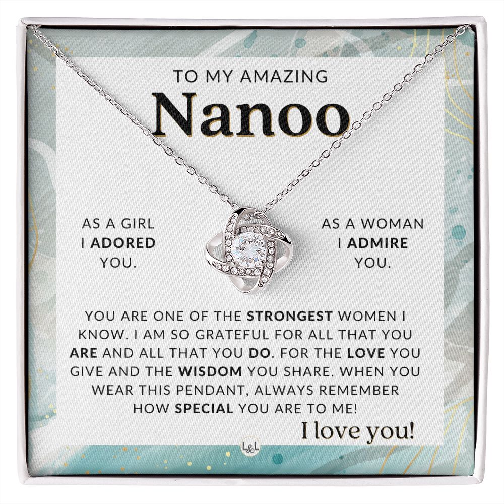 Nanoo Gift From Granddaughter - Sentimental Gift Idea - Great For Mother's Day, Christmas, Her Birthday, Or As An Encouragement Gift
