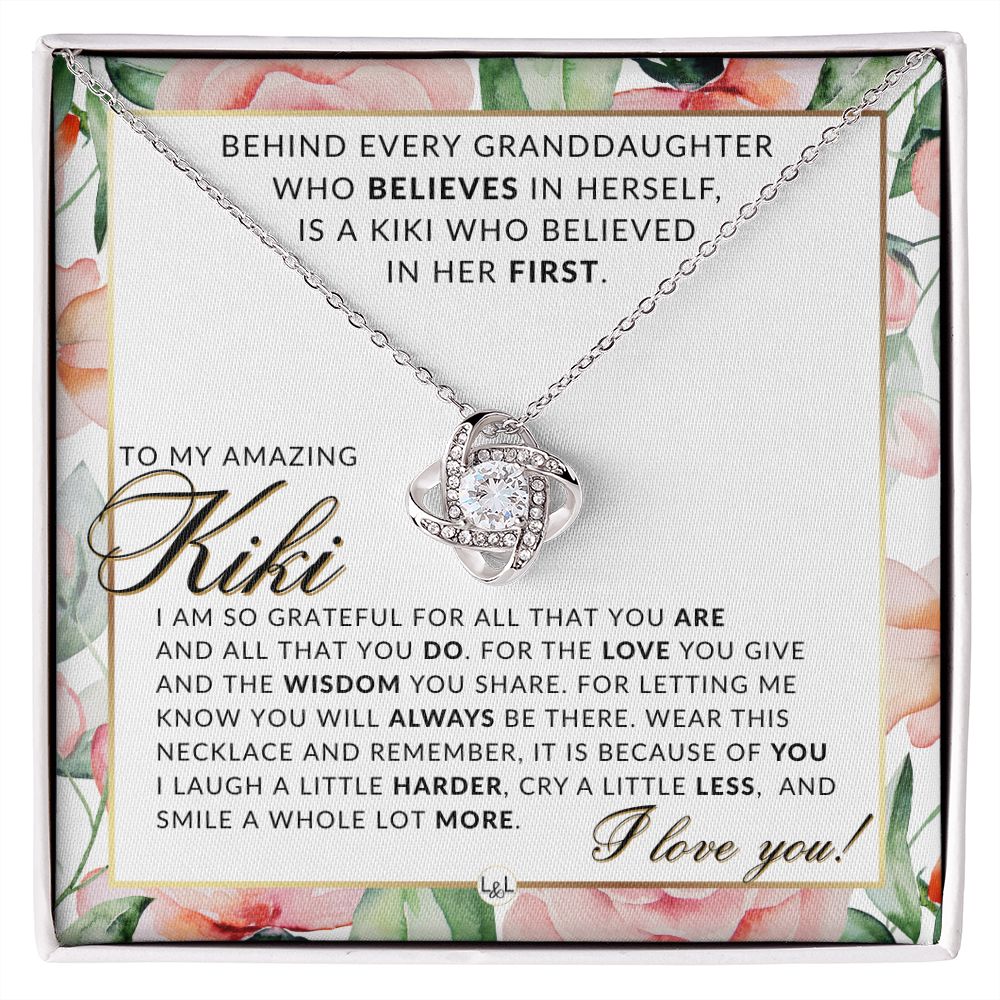 Kiki Gift From Granddaughter - Thoughtful Gift Idea - Great For Mother's Day, Christmas, Her Birthday, Or As An Encouragement Gift