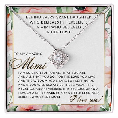 Mimi Gift From Granddaughter - Thoughtful Gift Idea - Great For Mother's Day, Christmas, Her Birthday, Or As An Encouragement Gift