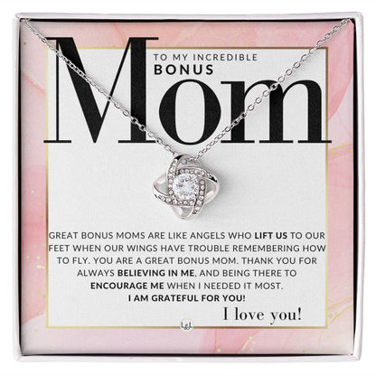 Bonus Mom Gift - Present for Stepmom, Bonus Mom, Second Mom, Unbiological Mom, or Other Mom - Great For Mother's Day, Christmas, Her Birthday, Or As An Encouragement Gift - Liliana and Liam