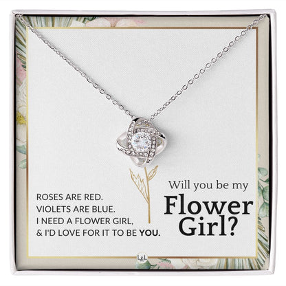 Flower Girl Proposal - Will You Be My Flower Girl - Wedding Parry Accessories , Pink Floral and Boho Wedding Theme - Liliana and Liam
