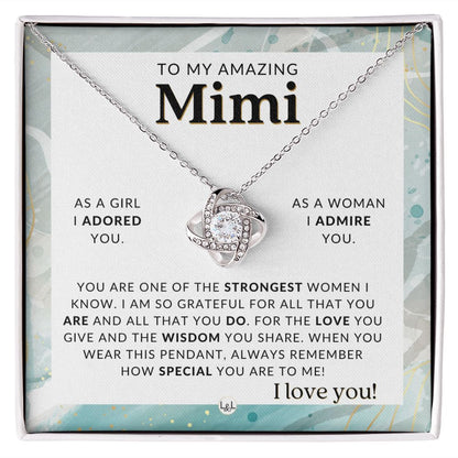 Mimi Gift From Granddaughter - Sentimental Gift Idea - Great For Mother's Day, Christmas, Her Birthday, Or As An Encouragement Gift - Liliana and Liam