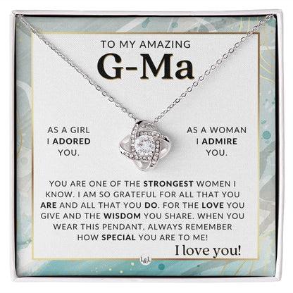 G - Ma Gift From Granddaughter - Sentimental Gift Idea - Great For Mother's Day, Christmas, Her Birthday, Or As An Encouragement Gift - Liliana and Liam