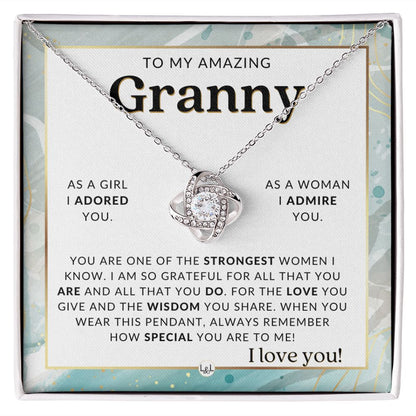 Granny Gift From Granddaughter - Sentimental Gift Idea - Great For Mother's Day, Christmas, Her Birthday, Or As An Encouragement Gift - Liliana and Liam