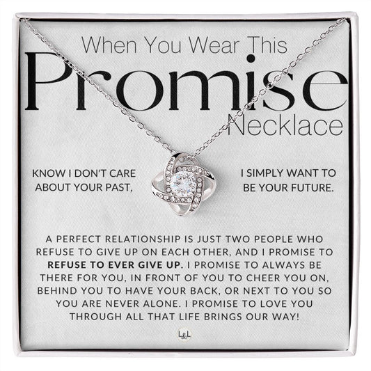 Promise Necklace - Thoughtful and Romantic Gift for Her - Soulmate Necklace - Christmas, Valentine's, Birthday or Anniversary Gifts