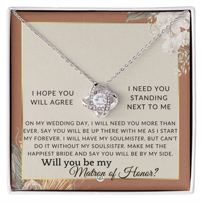Matron of Honor Proposal Gift - Be My MOH Gift From Bride - By My Side - Wedding Party Accessory , Terracotta, Rust And Gold Wedding Theme - Liliana and Liam