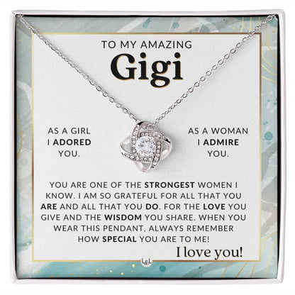 Gigi Gift From Granddaughter - Sentimental Gift Idea - Great For Mother's Day, Christmas, Her Birthday, Or As An Encouragement Gift - Liliana and Liam