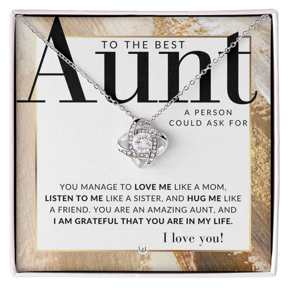 Gift For My Aunt - Present for Aunt From Niece or Nephew - Pendant Nec –  Liliana and Liam, image size:1000x1000