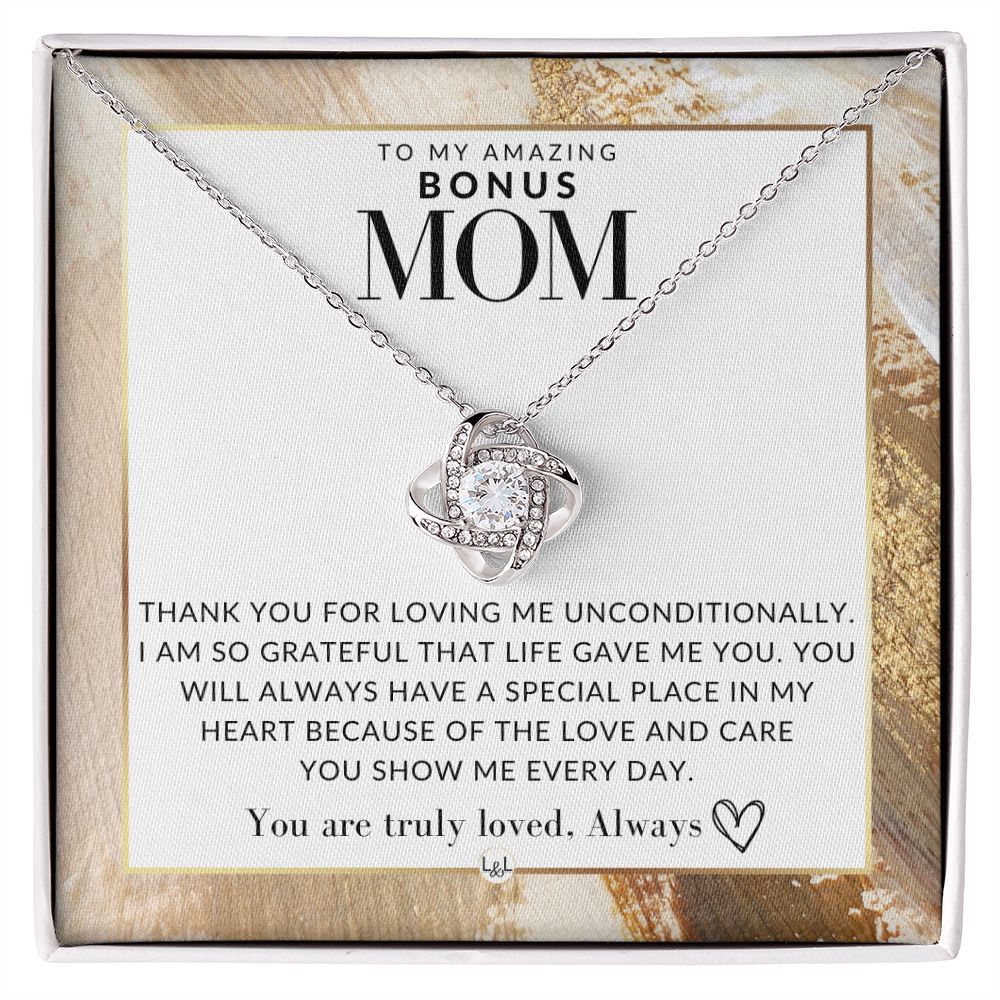 Bonus Mom Gift - Truly Loved - Present for Stepmom, Bonus Mom, Second Mom, Unbiological Mom, or Other Mom - Great For Mother's Day, Christmas, Her Birthday, Or As An Encouragement Gift