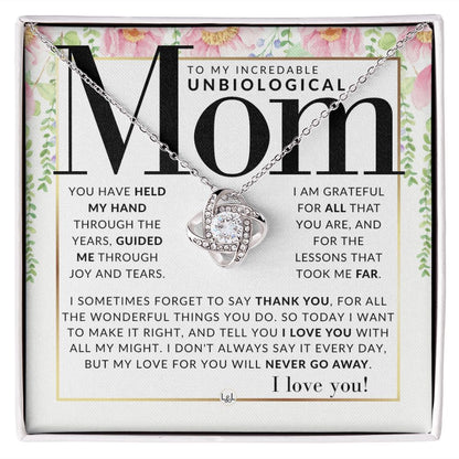 An Unbiological Mom Gift - Present for Stepmom, Bonus Mom, Second Mom, Unbiological Mom, or Other Mom - Great For Mother's Day, Christmas, Her Birthday, Or As An Encouragement Gift - Liliana and Liam
