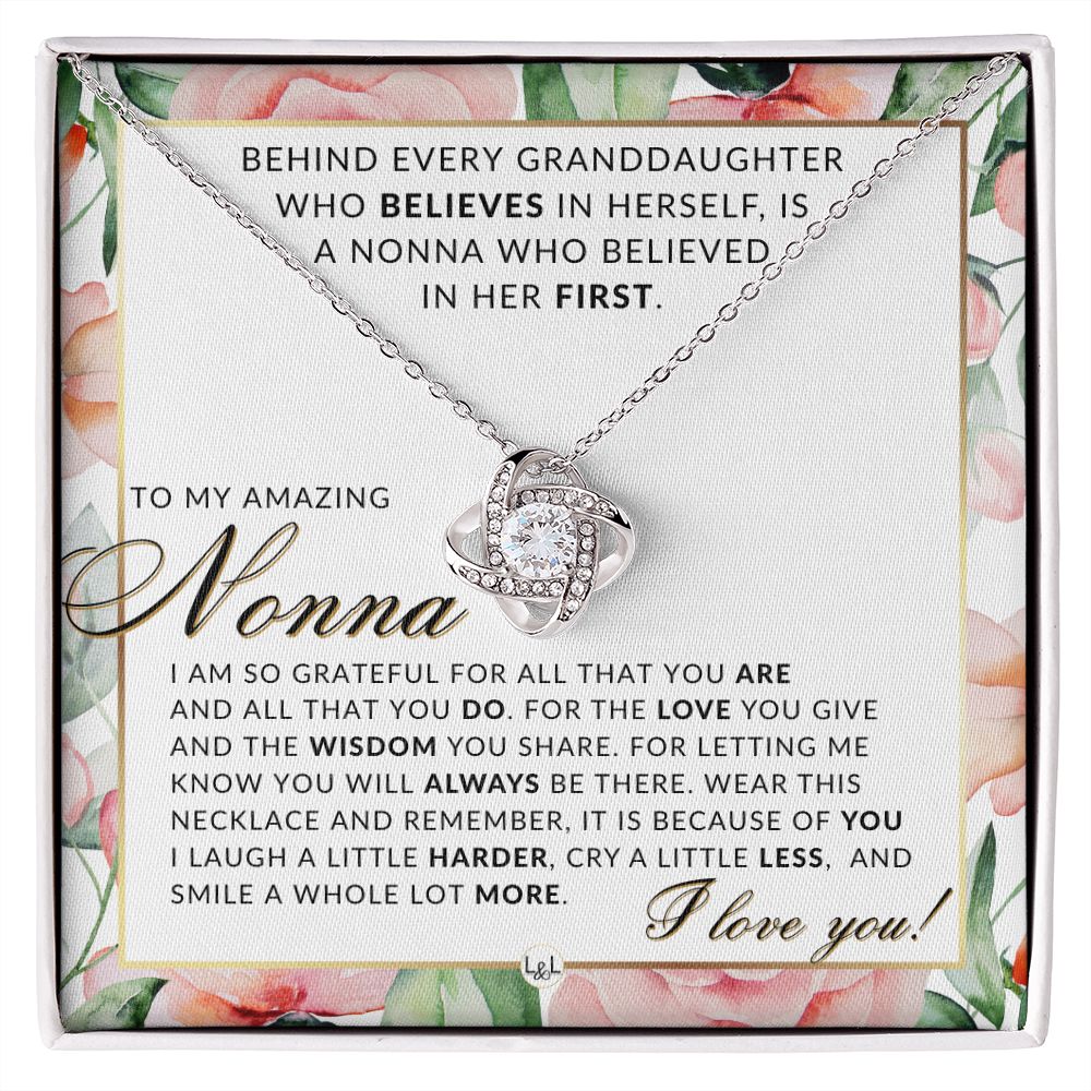 Nonna Gift From Granddaughter - Thoughtful Gift Idea - Great For Mother's Day, Christmas, Her Birthday, Or As An Encouragement Gift