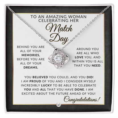 Celebrate the Journey: Match Day Necklace for Medical Students, Medical Student Graduation, Resident Doctors Gift, Residency Match Day Gift, Happy Match Day - Gift Idea For Her - Liliana and Liam